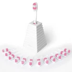 Manual Ultra Soft Toothbrush For Each Month New Heads W/ Cover - Pyramid Stand. Fixed Price $14.95.