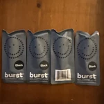 Burst Electric Toothbrush Replacement Heads Lot Of 4 Black Sealed. Fixed Price $27.00.