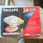 Philips Jackrabbit 24X12X40 Portable Cd-rw Usb Drive Write 40X Read Pc Mac. Fixed Price $15.00.