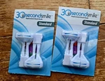 30 Second Smile Standard Replacement Tooth Brush 2-PK X (4 Total Heads). Fixed Price $19.99.