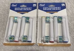 Pearl Enterprises Replacement Brush Heads Compatible With Oral 2 Packs Of 4. Fixed Price $21.99.
