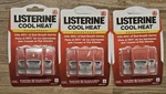 (3) Listerine Pocketpaks Cool Heat Cinnamon Breath Strips 216. Fixed Price $75.99.