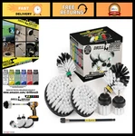 Ultimate Automotive Drill Brush Cleaning Kit - Interior, Upholstery, Wheels, Car. Fixed Price $77.39.