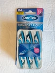 Dentek Ultimate Comfort Picks Wallet Cards 84 Count Soft Bristle Plaque Scraper. Fixed Price $12.95.