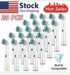 20PCS Precision Electric Toothbrush Replacement Fit For Oral Braun Heads. Fixed Price $15.19.