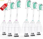 Philips Sonicare E-series Replacement Brush Heads Screw-on 6 Pack White. Fixed Price $31.95.