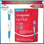 Colgate Max Fresh Wisp Disposable Mini Travel Toothbrushes, Peppermint- 24 Count. Fixed Price $11.20.