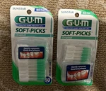 New Sunstar Gum Soft-picks Original On The Go Case 40 & 80 Free Ship. Fixed Price $11.99.