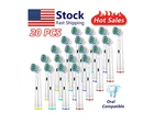 20PCS Precision Electric Toothbrush Replacement Fit For Oral Braun Heads. Fixed Price $15.39.