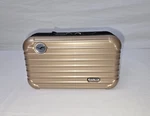Rimowa Lufthansa First Class Amenity Kit Color: Beige (empty). Fixed Price $49.40.