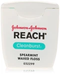 Reach Cleanburst Waxed Dental Floss, Spearmint, 55 Yards. Fixed Price $27.99.