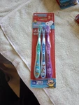 Peanuts Snoopy Toothbrushes Dr. Fresh Kid 3 Pack. Fixed Price $19.99.