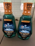 Crest Pro-health Intense Mouthwash, Clean Mint, 33.8 Fl Oz (2 Pack). Fixed Price $20.00.
