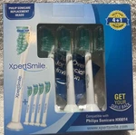 Xpertsmile Compatible Philips Sonicare Replacement Brush Heads HX6014 Pack Of 5. Fixed Price $10.00.
