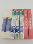 Vintage Toothbrush Lot Tek Real Brite Pepsodent Hygiene Dental Nos Of 7. Fixed Price $29.99.