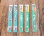 (5) Vtg Butler Gum Super Tip Adult Compact Head Soft Bristle Toothbrush 461 Pink. Fixed Price $16.50.