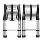 Wflnhb 14.5 Ft Telescoping Ladder One Button Retraction Aluminum Extension La.... Fixed Price $150.08.