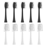 Feihead Replacement Toothbrush Heads 10 Count (pack Of 1), 5BLACK+ 5WHITE. Fixed Price $26.99.