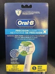 New Oral Precision Clean Replacement Brush Heads White Value Pack 5CT. Fixed Price $10.50.