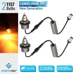 Syneticusa 1157 Canbus Errorfree Amber Yellow Turn Signal/drl/parking Light Bulb. Fixed Price $35.99.