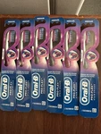 6 Pack Oral-b Pro-flex Stain Eraser Manual Toothbrush, Medium, Assorted. Fixed Price $18.99.