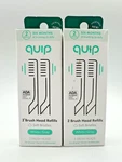 Quip Toothbrush Replacement 2 Packs, Total Of 4 Heads. Free Shipping. Fixed Price $20.99.