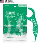 Gum Professional Clean Floss Picks - Extra Strong 90 Count, Green. Fixed Price $10.85.