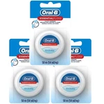 Oral-b Essential Floss Waxed 50M/54 Cavity Defense Prot (3-PACK) Unscented. Fixed Price $14.99.
