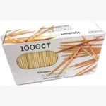 Kitchen Essential 1000 Count 100% Natural Bamboo Toothpicks - 6 Packs. Fixed Price $22.99.