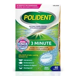 Polident 3 Minute Antibacterial Dental Appliance Cleanser Tablets, 60 Count. Fixed Price $8.10.