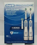 Oral-b Proadvantage 2 Handles 3 Heads 4 Batteries, Electric Toothbrush. Fixed Price $31.95.