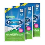 Dentek Triple Clean Advanced Floss Picks, No Break/shred 75 Count, 3 Pack. Fixed Price $12.66.