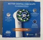 Oral-b Crossaction Replacement Brush Heads (10-COUNT) Open Box. Fixed Price $11.99.