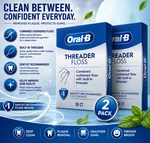 2 Pack Oral-b Glide Pro-health Floss Threaders For Braces Dental Work 30 Ct. Fixed Price $33.99.
