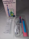 Playbrush Smart Sonic Kids Electric Toothbrush Blue & Pink -- Brand New!. Fixed Price $33.95.