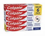 Colgate Baking Soda 6 Pack Peroxide Whitening Brisk Mint Toothpaste, 4.0OZ. Fixed Price $9.99.