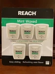 Johnson & Reach Mint Waxed Dental Floss Pack Total 500YD. Fixed Price $10.00.