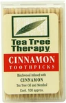 Tea Tree Therapy Toothpicks, Cinnamon, 100 Count (pack Of 1). Fixed Price $9.99.