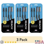 Ergonomic Toothbrush Multi-level Bristles Tongue Scraper Oral Care 3 Pack. Fixed Price $40.20.
