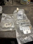 3 Packs Of Belwith Brass Chrome Cabinet Hinges P144-26 Nos. Fixed Price $19.99.