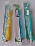 3 Vintage Butler Gum Head Toothbrush Soft Bristles Full New W/pick 411 Classic. Fixed Price $19.99.