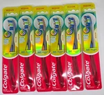 6X Colgate 360 Toothbrush Medium Bristle 4 Zone Bacteria Removing Action. Fixed Price $21.59.
