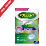 Polident Overnight Whitening Antibacterial Dental Appliance Cleanser Tablets New. Fixed Price $8.29.