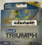 Vtg Oral-b Triumph Toothbrush Replacement Heads 3 Count Nos Smart Technology. Fixed Price $29.85.