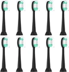 Replacement Toothbrush Heads Compatible With Aquasonic Black Series 10 Pack. Fixed Price $24.99.
