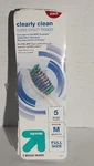 Clearly Clean Replacement Med. Brush Head 5CT Up & For Philips Sonicare. Fixed Price $6.40.