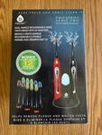 Pursonic S452BR Electric Toothbrush With 12 Head - Black. Fixed Price $95.00.