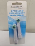 Interplak By Conair Opticlean Replacement Brush Heads 2 Pack Sealed I(A3). Fixed Price $15.99.