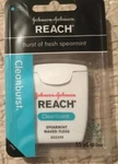 New Sealed Reach Dental Floss Waxed Cleanburst Spearmint 55 Yard. Fixed Price $13.50.