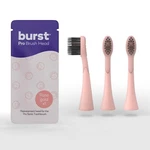Burst Pro Sonic Electric Toothbrush Genuine Replacement Heads Rose GOLD/3 Pac.... Fixed Price $43.87.